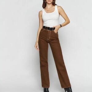 Reformation Cowboy High Rise Straight Jean